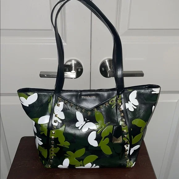 Michael Kors Bags Michael Kors Black Green And White